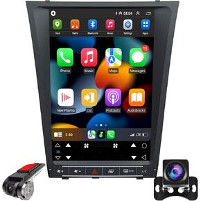 Car Radio Stereo GPS Navigation for Lexus GS GS300 GS350 GS400 2004-2011 Radio Android Auto CarPlay 12.8 Inch Vertical Screen Tesla Style with DSP in Dash Headunit Multimedia Player Car Radio Audio