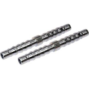 Dorman 800-012 Nylon Fuel Line Union - 5/16 In. Nylon Lines, 2 Pack Universal Fit, Silver