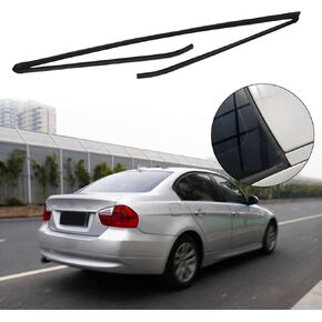 Rear Windshield Upper Moulding Seal Rubber 51317061970 Compatible with BMW E90 323i 325i 328i 330i 335i M3 2001-2009