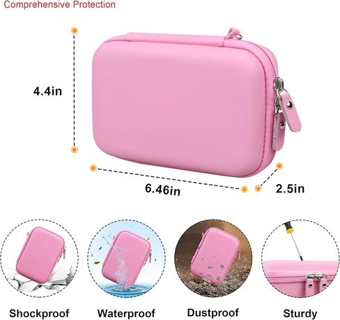 Carrying Case for Blinger Dazzling Starter Kit,Blinger Kids Glam Collection Starter Kit Storage Bag,Kids Hair Styling Tool Travel Organizer Holder,Pocket fits Gems Rhinestones. Black in Saudi Arabia