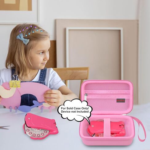 Carrying Case for Blinger Dazzling Starter Kit,Blinger Kids Glam Collection Starter Kit Storage Bag,Kids Hair Styling Tool Travel Organizer Holder,Pocket fits Gems Rhinestones. Black in Saudi Arabia