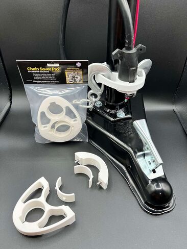 Chain Saver Pro | Towing Organizer for Manual/Electric Tongue Jack 2" & 2 ¼" Trailer Hitch - Easy Install RV Accessories - Side Hooks, Cable & Harness Holder… in Saudi Arabia