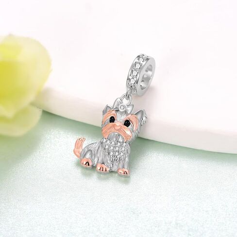 Dachshund/Corgi/Yorkie Charm 925 Sterling Silver Dachshund Gifts Cute Dachshund Jewelry Dog Charms for Bracelets Dachshund Gifts for Women in Kuwait