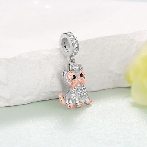 Dachshund/Corgi/Yorkie Charm 925 Sterling Silver Dachshund Gifts Cute Dachshund Jewelry Dog Charms for Bracelets Dachshund Gifts for Women in Kuwait
