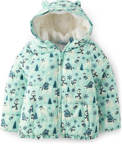 Gymboree,and Toddler Puffer Jacket,Red,6 in Saudi Arabia
