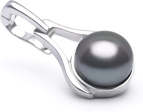 Enhancer 9-10mm AA Quality Freshwater 925 Sterling Silver Cultured Pearl Pendant For Women in Kuwait