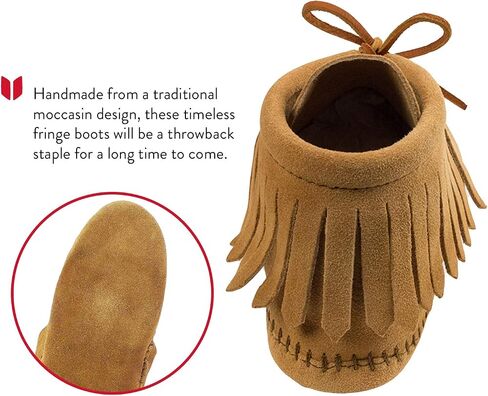 Minnetonka Women's Classic Fringe Boot in Saudi Arabia