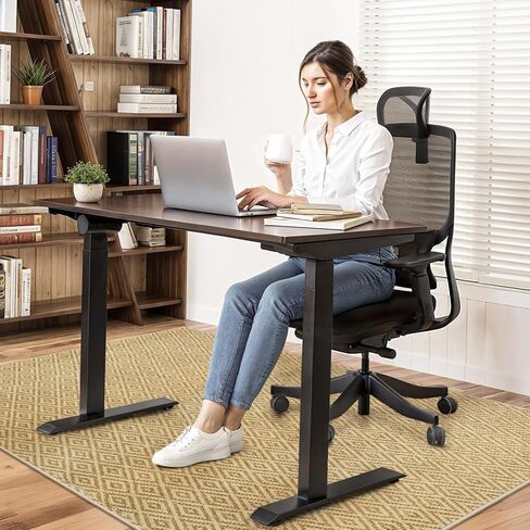 36"x48" Office Chair Mat for Hardwood Floor, Desk Chair Mat for Home Office, Non Slip Computer Gaming Chair Mat, Under Desk Chair Rug for Rolling Chair, Low Pile Carpet Floor Mat in Kuwait