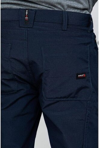 Ariat Male FR M4 Relaxed DuraLight Ripstop Boot Cut Pant Navy 34W x 32L in Saudi Arabia