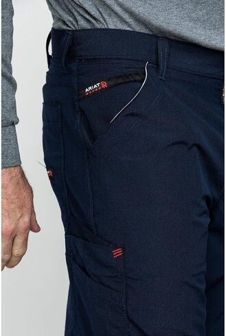 Ariat Male FR M4 Relaxed DuraLight Ripstop Boot Cut Pant Navy 34W x 32L in Saudi Arabia