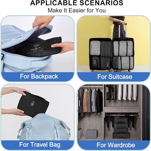 12 Set Packing Cubes for Suitcases, Various Sizes Packing Organizer Bags Set for Travel Accessories Luggage Carry On, BESBESME Travel Essentials for Clothes Shoes Cosmetics Toiletries, Pink in Saudi Arabia