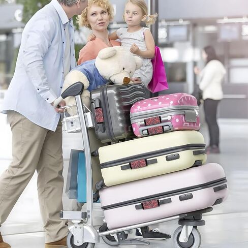 4 PC Luggage Handle Wrap Luggage Handle Covers Tags for Suitcase Bags Travel Luggage Handle Identifier Gripper Retro Flowers in Saudi Arabia