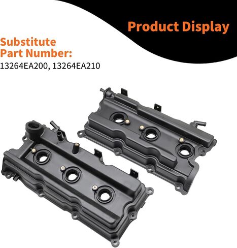 طقم غطاء صمام المحرك متوافق مع Frontier Pathfinder Xterra NV1500 NV2500 NV3500 2005-2019 V6 4.0L 13264EA200 13264EA210 (أغطية الصمامات مع الحشيات، البراغي، غطاء الزيت) in Kuwait