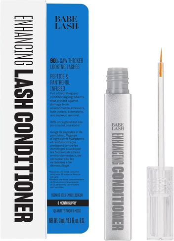 Babe Original Babe Lash Enhancing Conditioner - Conditioning Serum for Eyelashes, with Peptides and Biotin, Promotes Fuller & Thicker Looking Lashes, Companion to Essential Lash Serum in Kuwait