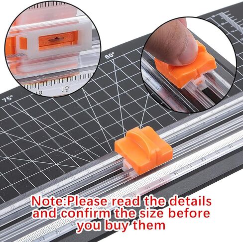Honoson 6 Pieces Paper Cutter Replacement Blades Paper Trimmer Blades Refill Craft Cutting Replacement Blades for A4 Cutter(Orange) in Saudi Arabia