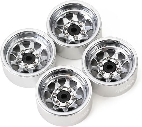 INJORA Stamped Steel 1.0 Beadlock Wheel -3.78mm Offset for Micro Crawlers in Kuwait