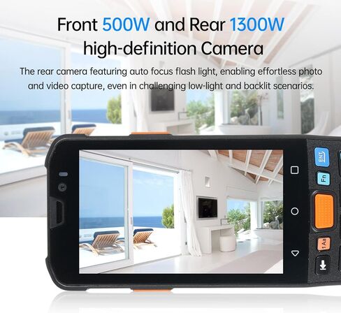 Bisofice KP36 Android 11.0 جهاز PDA الطرفي المحمول المحمول، جهاز جمع البيانات، جهاز جرد NFC، وظيفة NFC 4G WiFi BT مع شاشة لمس 4 بوصة، كاميرا خلفية 1300 وات لمستودع الأعمال الصغيرة in Kuwait