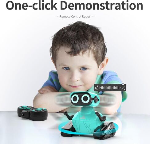 GILOBABY Remote Control Robot Toy for Kids 3-5, Blue in Kuwait