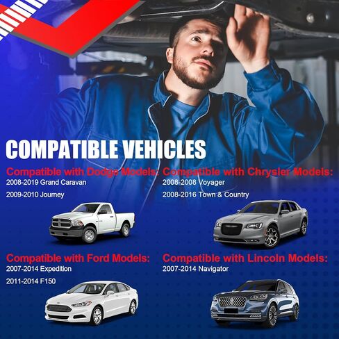 SMMS 12PCS Heater Hose Aluminum Y Connector Repair Kit 47238HP, Heater Hose Connector for Dodge Chrysler Ford Grand Caravan Journey Expedition Navigator 2008-2019, Replaces# 05058551AE 4677603AK in Kuwait