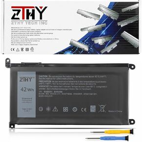 ZTHY JPFMR Laptop Battery Compatible with Dell Chromebook 3400 3100 2-in-1 5488 5493 5593 P90F Series Notebook 0JPFMR 7MT0R 7MTOR 16DPH 7T0D3 07T0D3 DN33X RDNP5 11.4V 42Wh 3Cell