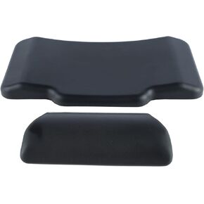 Motorcycle Passenger Backrest, KIMISS 3cm Thickness Tail Box Passenger Backrest Support Damping Pad PU Leather Motorcycle Back Pad