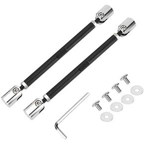 Universal Splitter Strut Rods 11'' - 12.7'' Length Front Bumper Lip Support Strut Rod Tie Bars Fit Most Vehicles (11'' - 12.7'' Length)