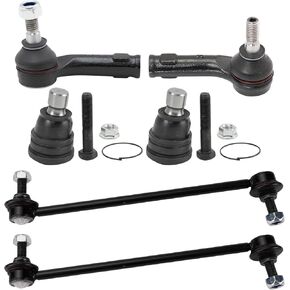 TRQ Front Steering & Suspension Kit Compatible with 2011-2018 Ford Fiesta