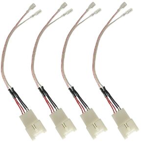 Update Car Dash Tweeter Speaker Wiring Harness Replacement for Select Toyota 2007-2021 Tundra, 2003-2020 4 Runner, 2005-2017 Highlander with JBL Speaker Wire Adapter Connector Plug, 2PCS