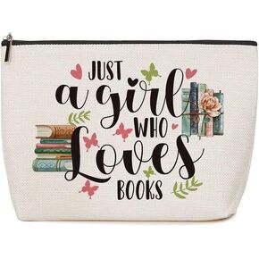 Hamster Accessories Just A Girl Who Loves Hamsters Makeup Bag Hamster Gifts Birthday Christmas Gifts for Women Sister BFF Bestie Friends Hamster Lover Stuff Hamster Decor