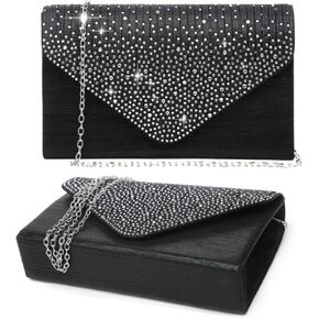 Women Evening Clutch Handbags Formal Envelope Bag Purses for Wedding Party Cocktail Prom Crossbody Shoulder Bag