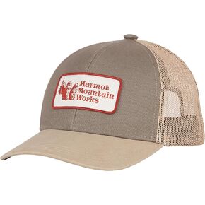 MARMOT Retro Trucker Hat, Sandbar/Vetiver, One Size