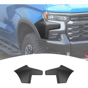 for Silverado Front Bumper Body Armor Corner Guards Protecor for Chevy Silverado 2022-2024 Black Exterior Accessories 2pcs