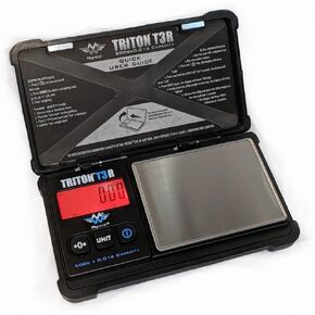 My Weigh Triton T3R 500 Rechargeable Digital Pocket Scale 500g x 0.01g Black