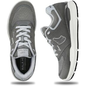 Mens Walking Shoes for Plantar Fasciitis Relief, Orthopedic Mens Sneakers with Arch Support, Wide Toe Box Shoes for Men Comfy Walking with Non Slip Sole