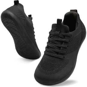 JIASUQI Men's Walking Shoes Wide Toe Sneakers with Arch Support Barefoot Shoes for Men