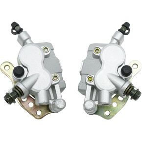 M MATI Front Left Right Brake Calipers & Pads for Kawasaki Teryx 750 KRF750 2008-2013 43080-0082 43080-0083
