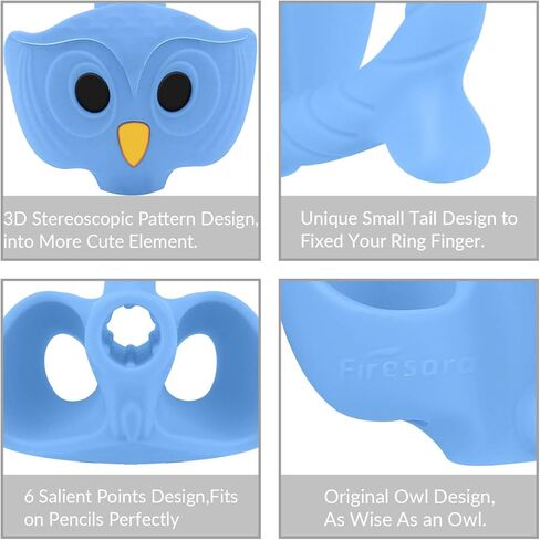Firesara Training Grips, Original Breakthrough Assorted Writing Aid Grip Trainer Posture Correction Finger Grip for Kids Preschoolers Children Adults Special Needs for Lefties or Righties(4PCS) in Kuwait