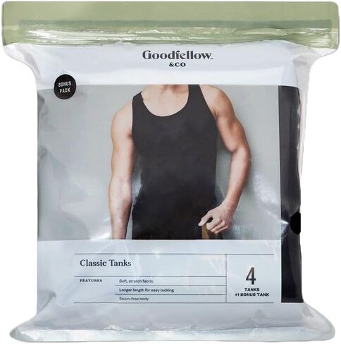 قميص Goodfellow & Co للرجال 4+1 Bonus Pack بدون أكمام in Kuwait
