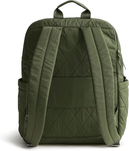 Vera Bradley Women's Polyester Twill Large Bancroft Backpack, Calyx + Quill Black, One Size in Saudi Arabia