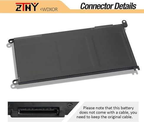 ZTHY JPFMR Laptop Battery Compatible with Dell Chromebook 3400 3100 2-in-1 5488 5493 5593 P90F Series Notebook 0JPFMR 7MT0R 7MTOR 16DPH 7T0D3 07T0D3 DN33X RDNP5 11.4V 42Wh 3Cell in Saudi Arabia