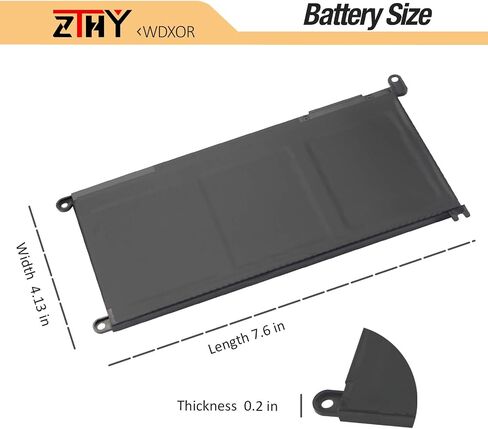ZTHY JPFMR Laptop Battery Compatible with Dell Chromebook 3400 3100 2-in-1 5488 5493 5593 P90F Series Notebook 0JPFMR 7MT0R 7MTOR 16DPH 7T0D3 07T0D3 DN33X RDNP5 11.4V 42Wh 3Cell in Saudi Arabia