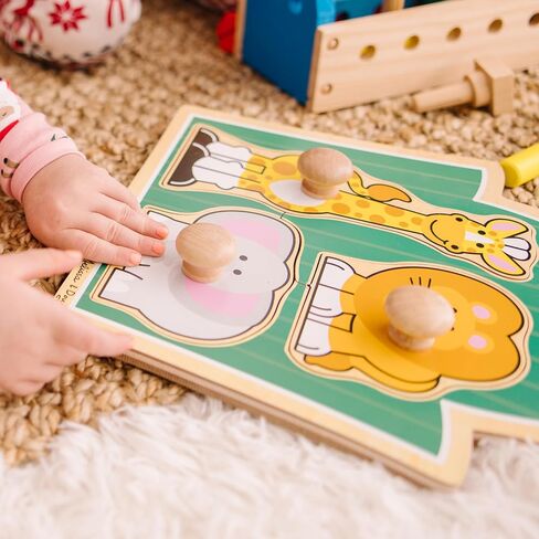 Melissa & Doug First Shapes Jumbo Knob Wooden Puzzle in Saudi Arabia