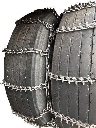 TireChain.com 245/75R22.5، 245 75R22.5 سلاسل الإطارات المزدوجة المرصعة مجموعة من 2 in Saudi Arabia