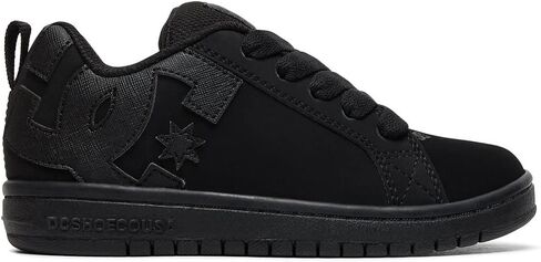 DC Boy's Court Graffik Skate Shoe, Black/White, 7 M US in Saudi Arabia