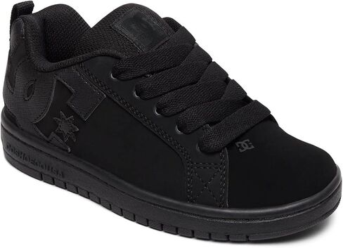 DC Boy's Court Graffik Skate Shoe, Black/White, 7 M US in Saudi Arabia