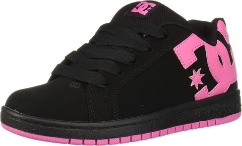 DC Boy's Court Graffik Skate Shoe, Black/White, 7 M US in Saudi Arabia