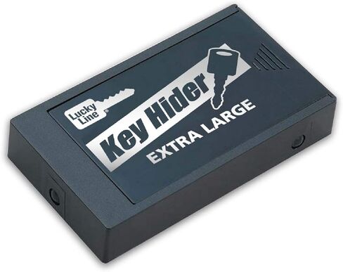 Master Lock 207D Magnetic Key Holder, 1-2 Key Capacity, Black & Lucky Line Extra Large Magnetic Key Hider Case Key Holder for Large Keys (9121) in Saudi Arabia