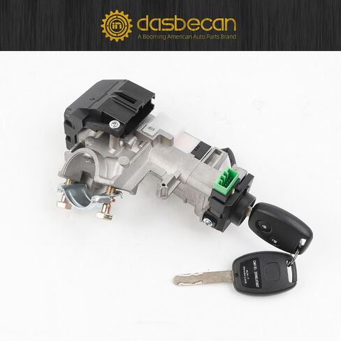 مجموعة أسطوانة قفل مفتاح الإشعال من داسبيكان متوافقة مع Honda Accord CRV FIT Odyssey Civic 2006-2011 06350-SAA-G30 35100-SDA-A71، رقاقة ID46 مفاتيح منع الحركة in Saudi Arabia