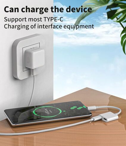 USB C to 3.5mm Headphone Charger Adapter Type C earphone Jack AUX dongle Audio Fast Charging Cable Cord compatible for Samsung Galaxy Google Apple IPhone15 Pro Max Plus ipad 10、Air4/5、Mini6、Pro 12.9 in Kuwait