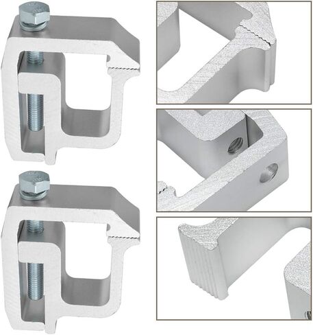 Mounting Clamps Truck Caps Topper Camper Shell Mounting Clamps Powder-Coated Replacement for Chevy Silverado Sierra 1500 2500 3500 Replacement for Toyota Tundra (4 pcs) in Saudi Arabia